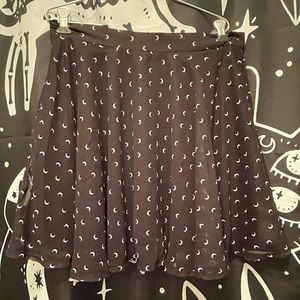 Killstar Aurora Moon Skater Skirt